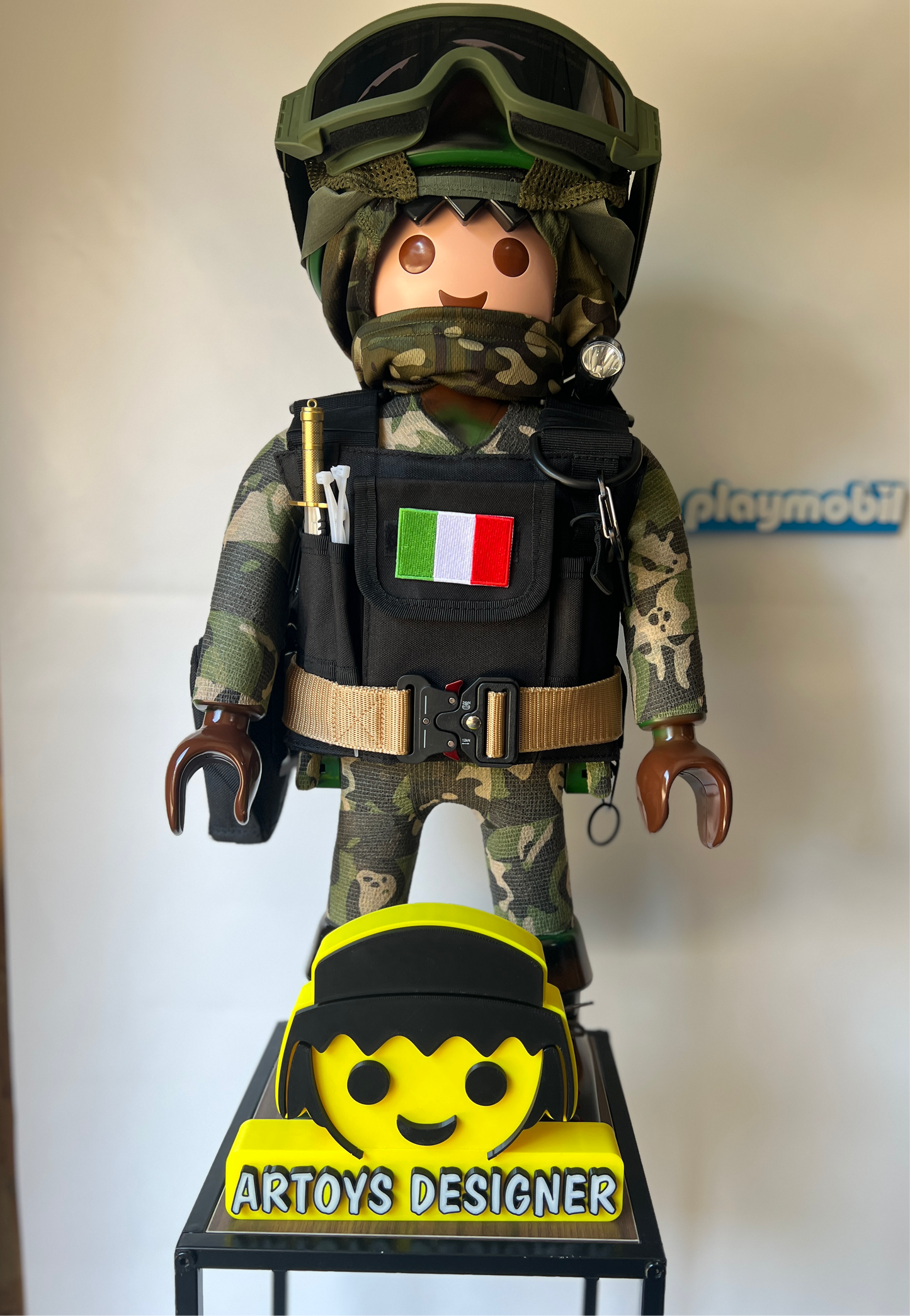 Groupe intervention MILITAIRE ESERCITO ITALIANO PLAYMOBIL XXL