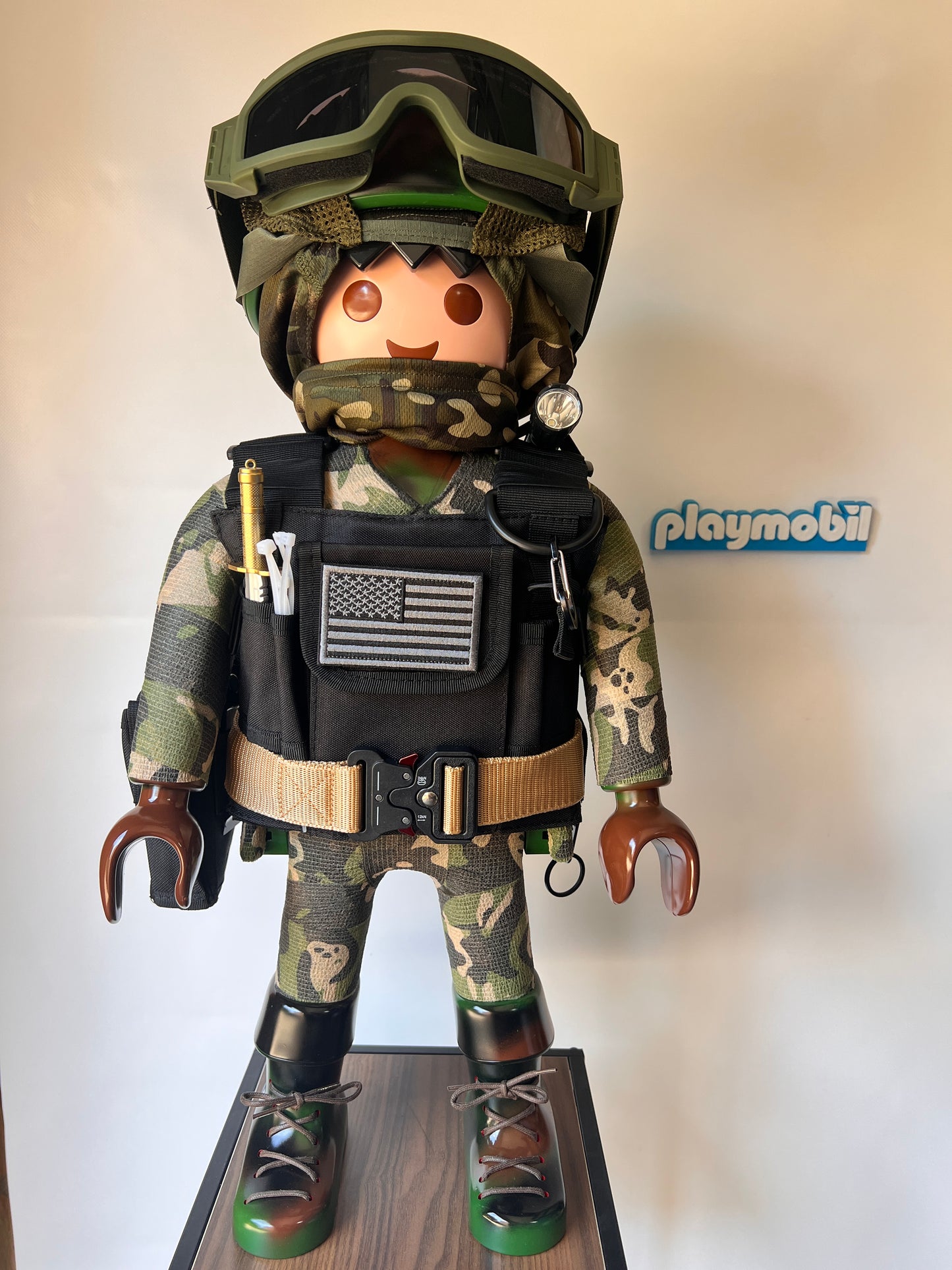 Groupe intervention MILITAIRE U.S ARMY PLAYMOBIL XXL