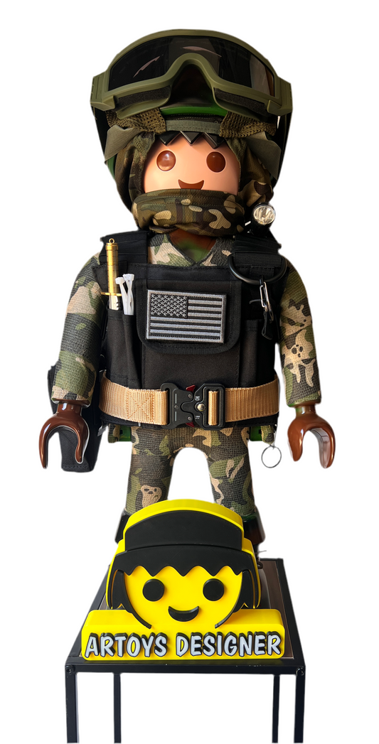 Groupe intervention MILITAIRE U.S ARMY PLAYMOBIL XXL