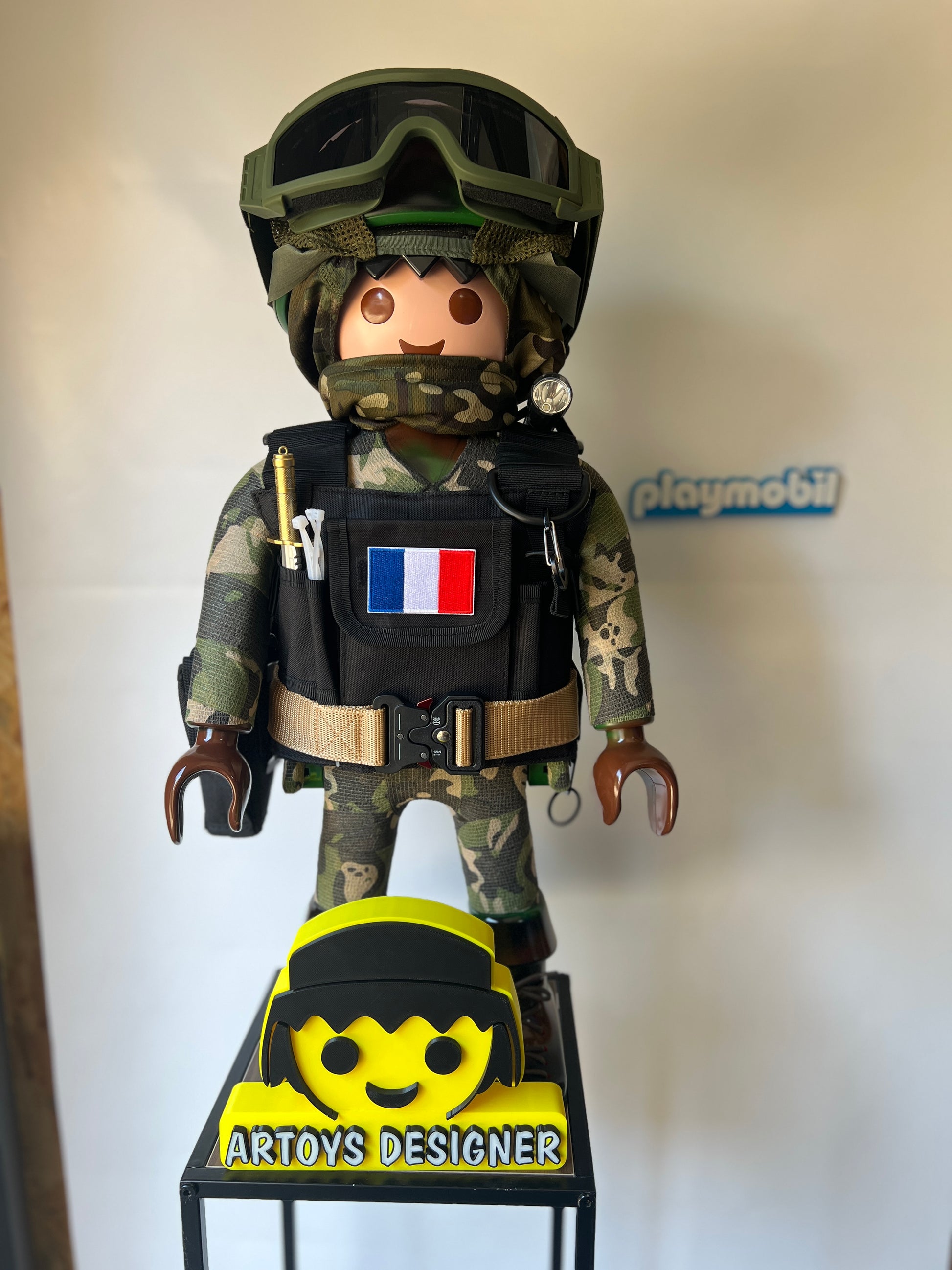 Groupe intervention FORCE SPÉCIALE MILITAIRE ARMEE DE TERRE FRANÇAISE PLAYMOBIL XXL