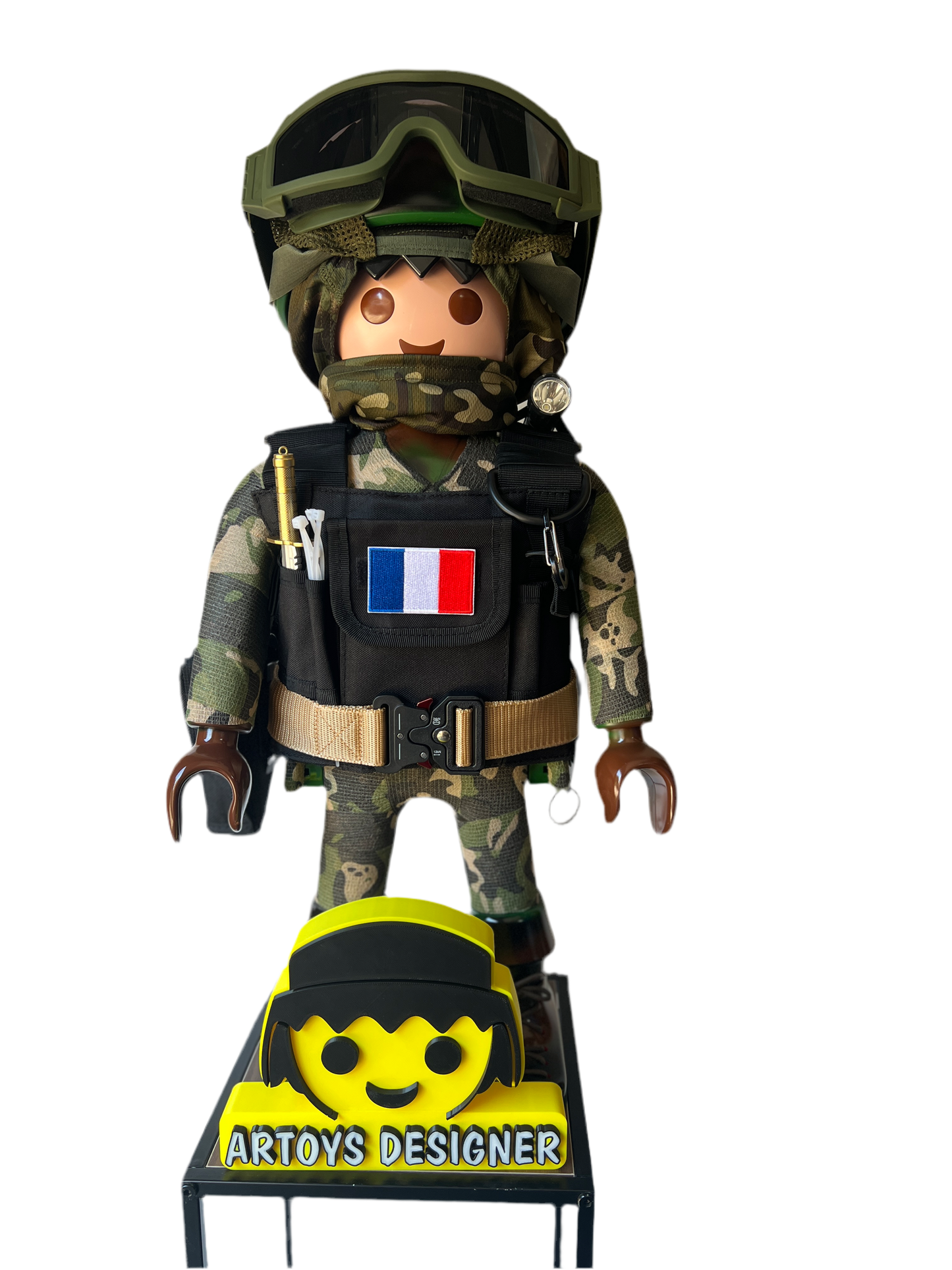 Groupe intervention FORCE SPÉCIALE MILITAIRE ARMEE DE TERRE FRANÇAISE PLAYMOBIL XXL