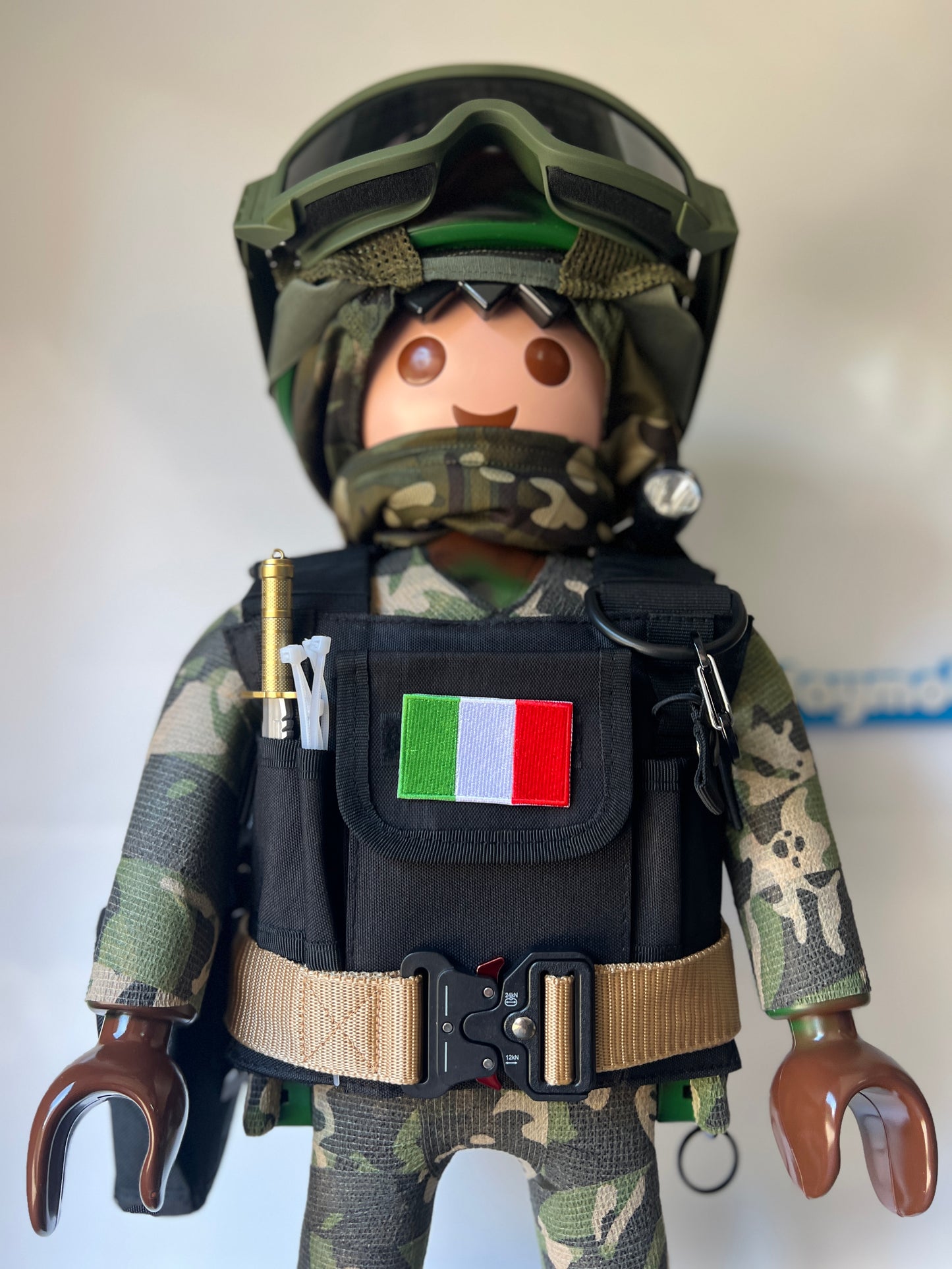 Groupe intervention MILITAIRE ESERCITO ITALIANO PLAYMOBIL XXL