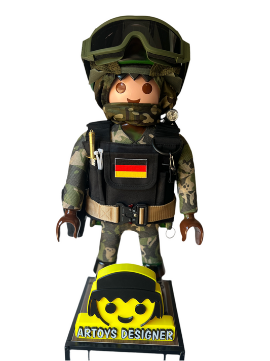 Groupe intervention Kommando Spezialkräfte (KSK) Armée Allemande PLAYMOBIL XXL