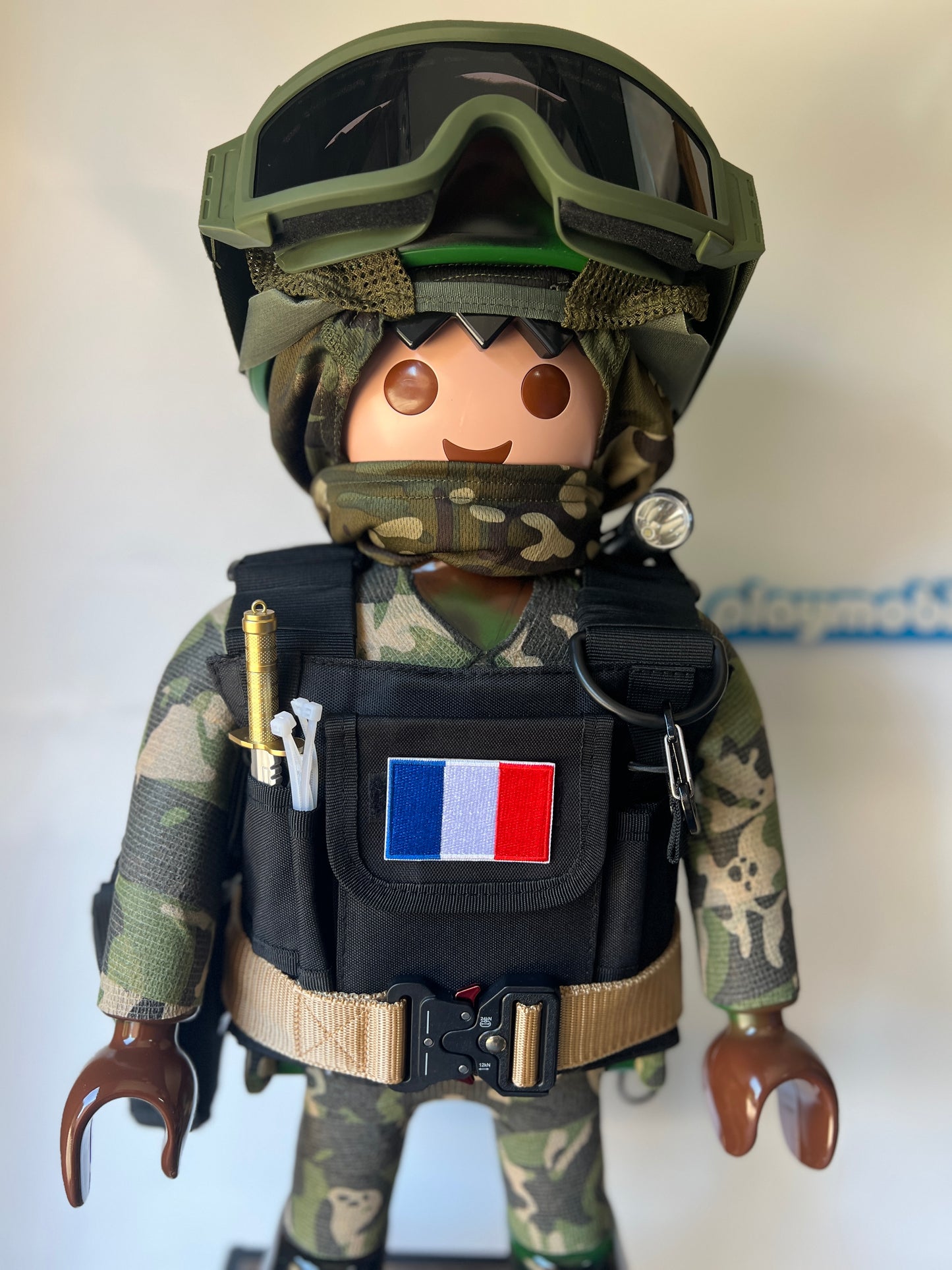 Groupe intervention FORCE SPÉCIALE MILITAIRE ARMEE DE TERRE FRANÇAISE PLAYMOBIL XXL