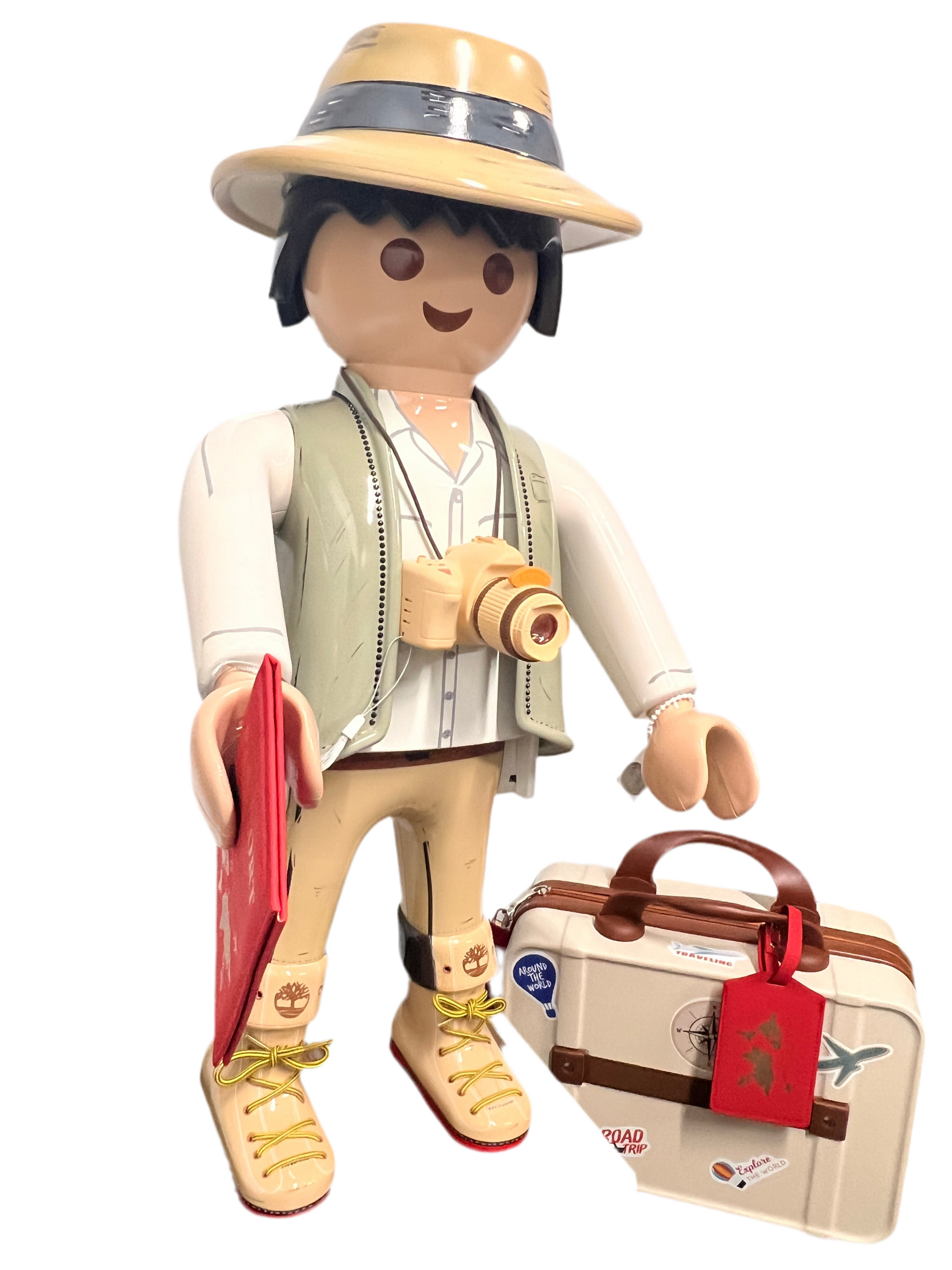 Playmobil xxl agence de voyage globe trotter 