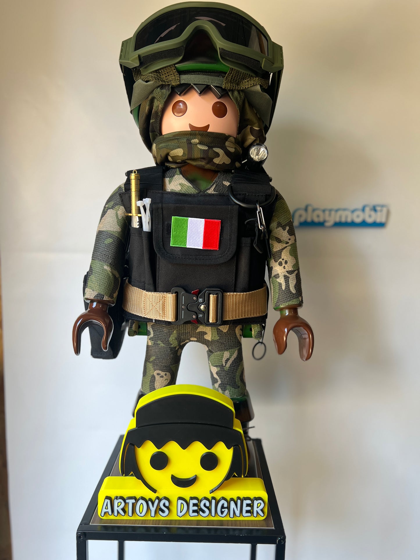 Groupe intervention MILITAIRE ESERCITO ITALIANO PLAYMOBIL XXL