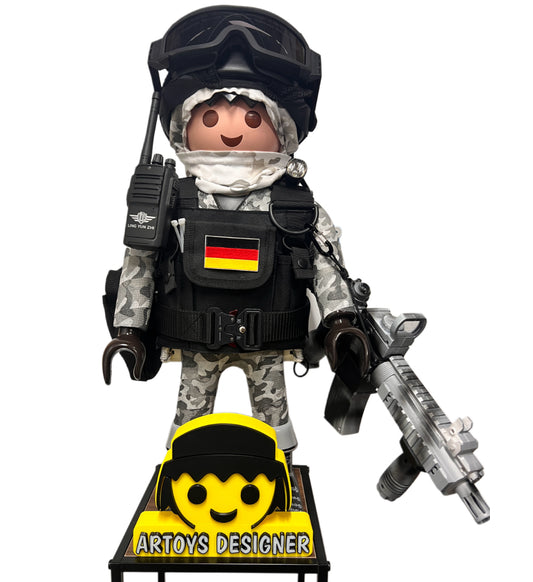 Groupe intervention urbain Kommando Spezialkräfte (KSK) Armée Allemande PLAYMOBIL XXL