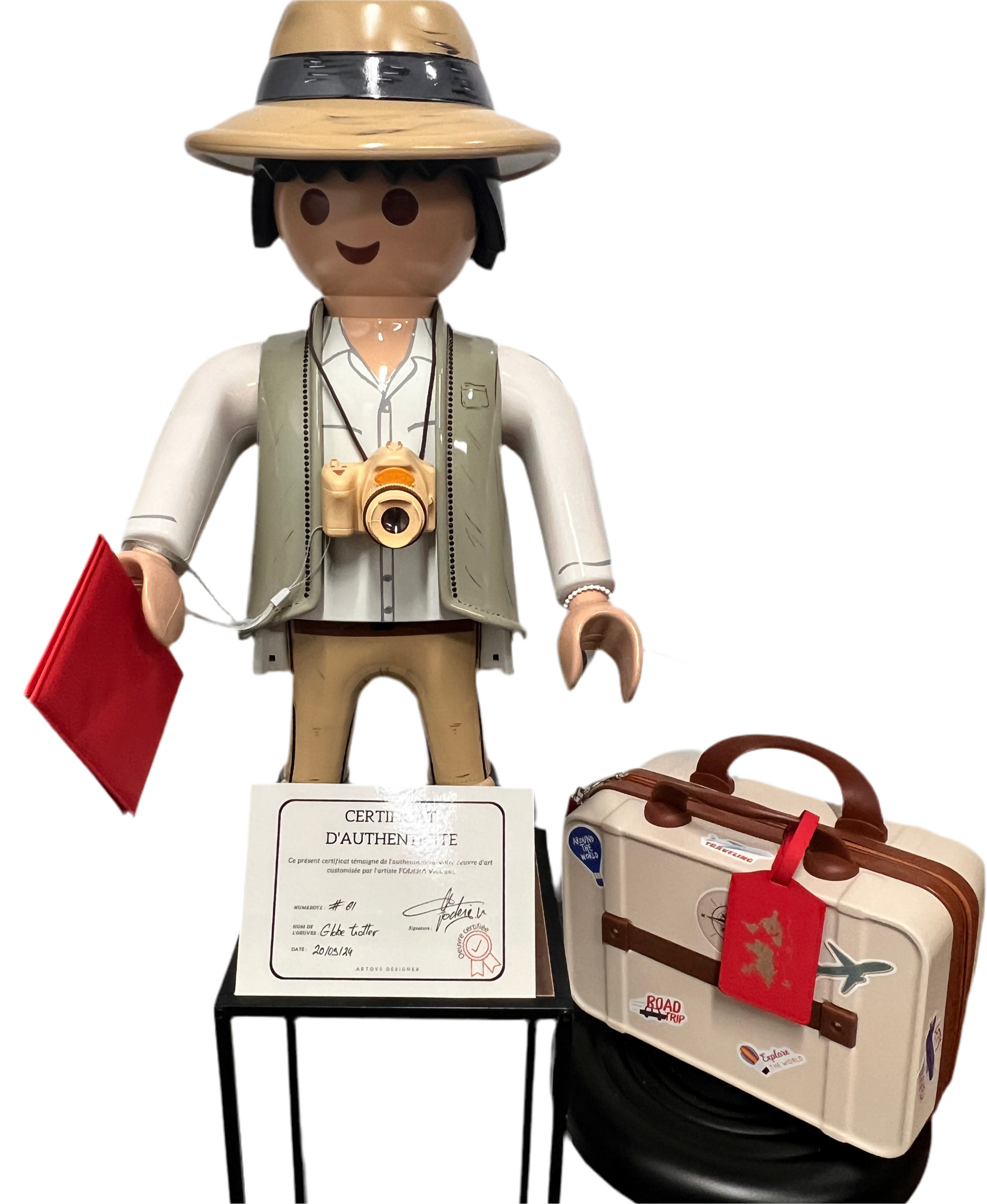 Playmobil xxl agence de voyage globe trotter 