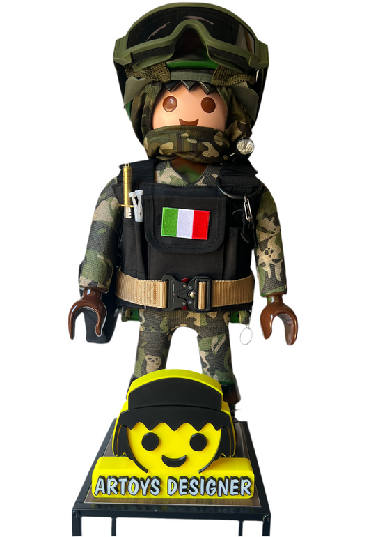 Groupe intervention MILITAIRE ESERCITO ITALIANO PLAYMOBIL XXL