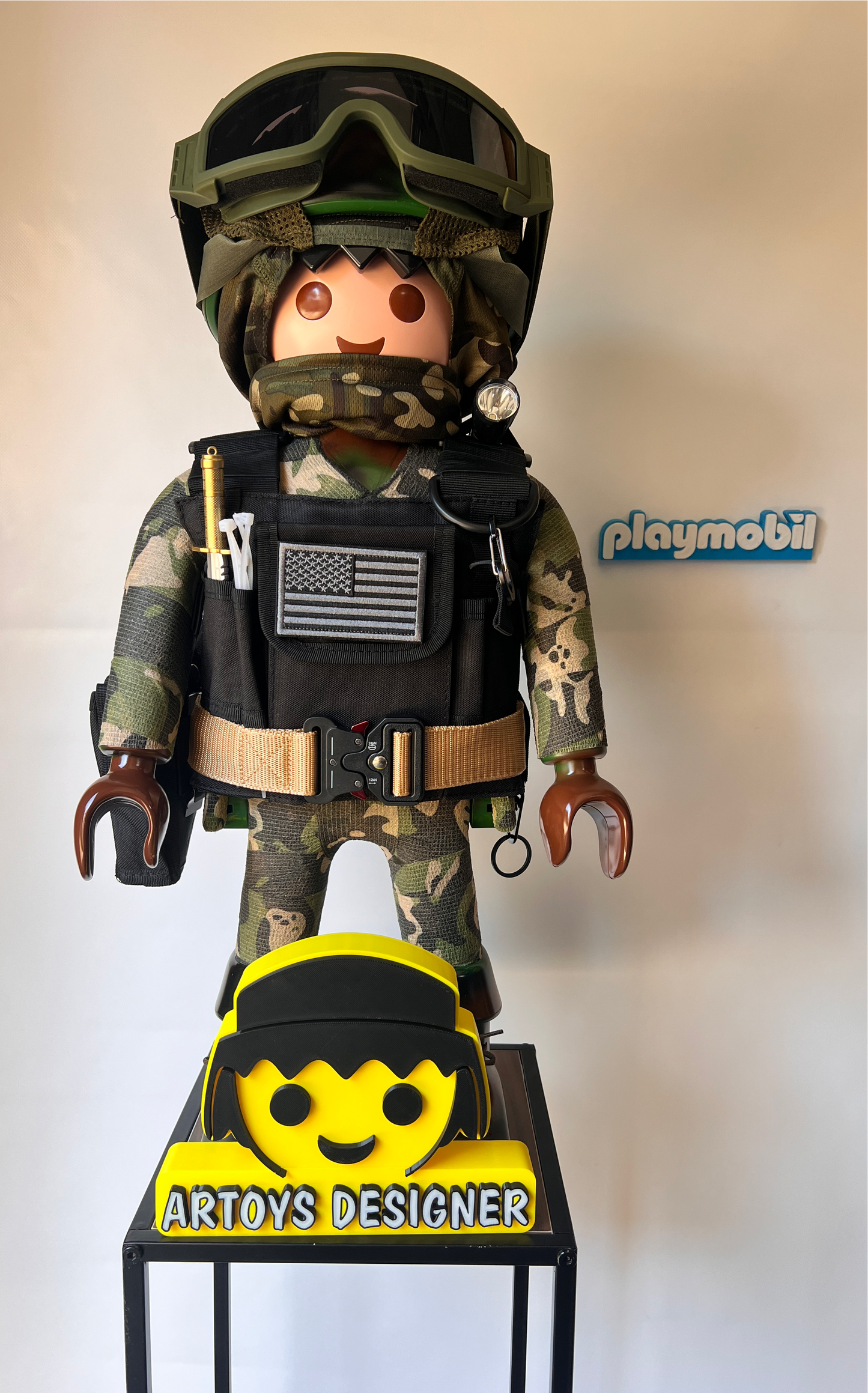 Groupe intervention MILITAIRE U.S ARMY PLAYMOBIL XXL