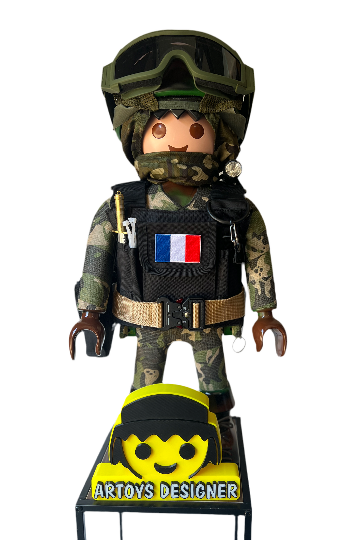 Groupe intervention FORCE SPÉCIALE MILITAIRE ARMEE DE TERRE FRANÇAISE PLAYMOBIL XXL