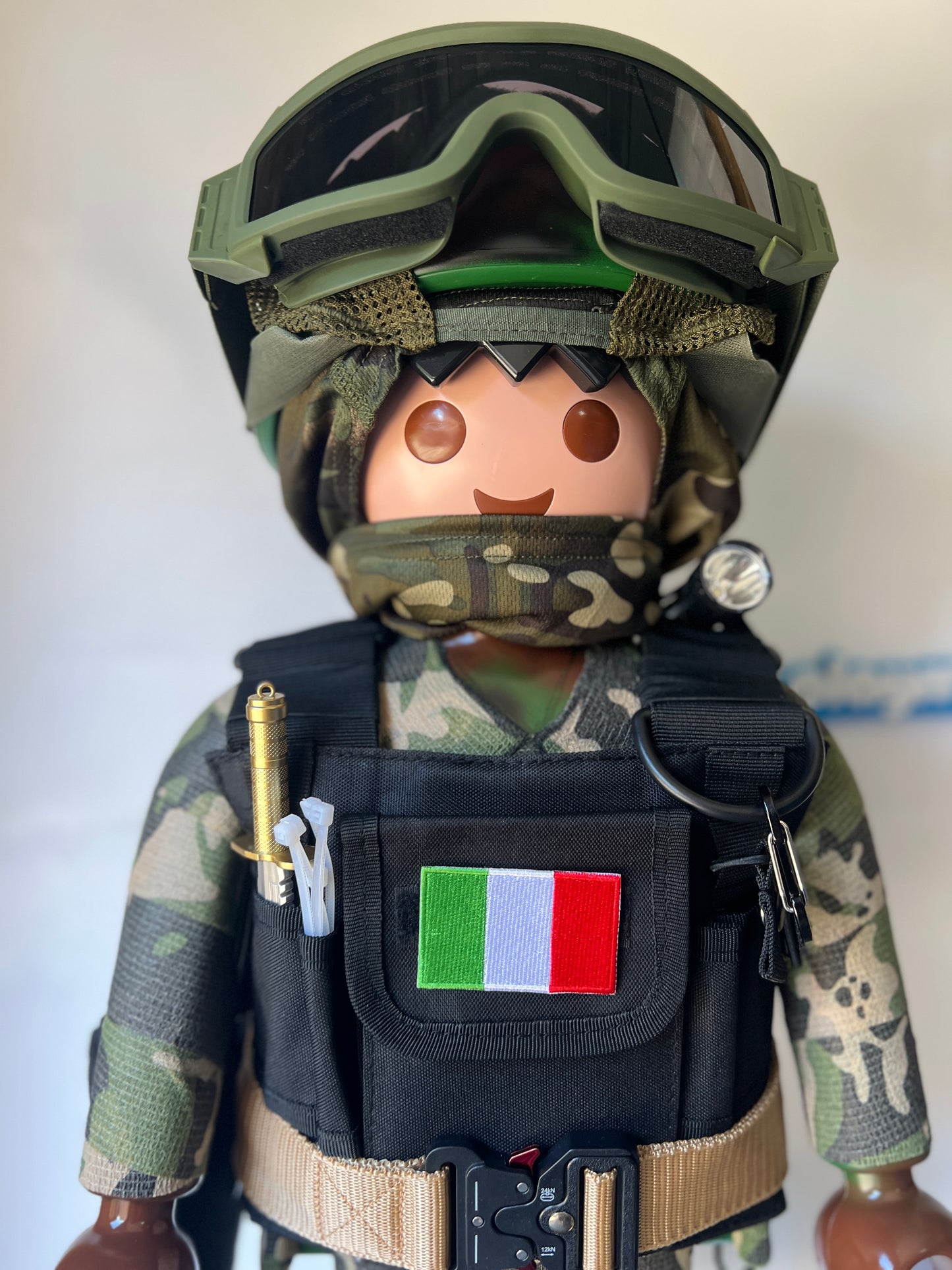 Groupe intervention MILITAIRE ESERCITO ITALIANO PLAYMOBIL XXL